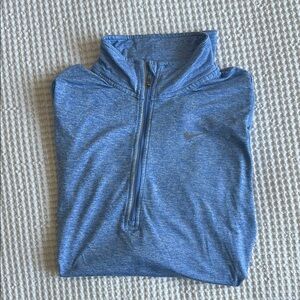 Nike Light Blue Quarter-Zip Top